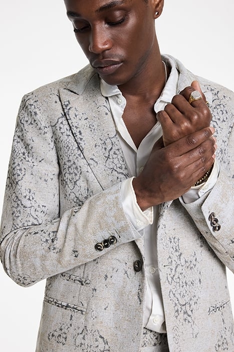 WIDE PEAK LAPEL ONE BUTTON FRONT CLOSURE PAVEMENT 3