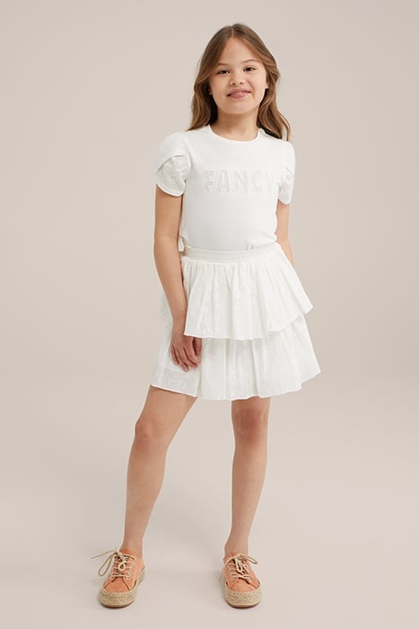 SKIRT MEDIUM LENGTH WHITE 2