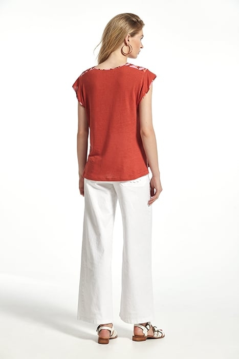 MULTICOLOR PRINT SEERSUCKER ARABE TOP MULTICOLOR 2