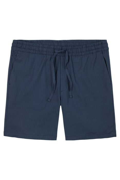 CARL | STRETCH LINEN SHORTS NAVY BLUE 2