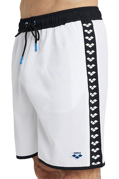 ICONS TEAM STRIPE UNISEX BERMUDA WHITE-BLACK 4