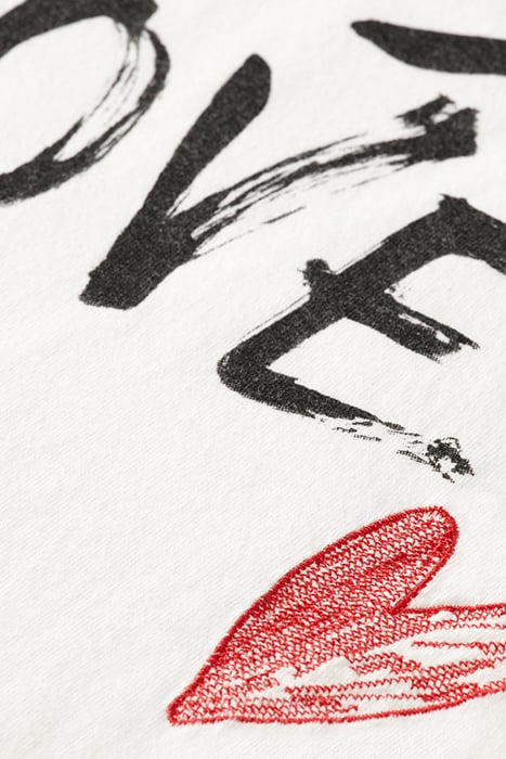 GRAPHIC PRINT T-SHIRT AGED WHITE 7