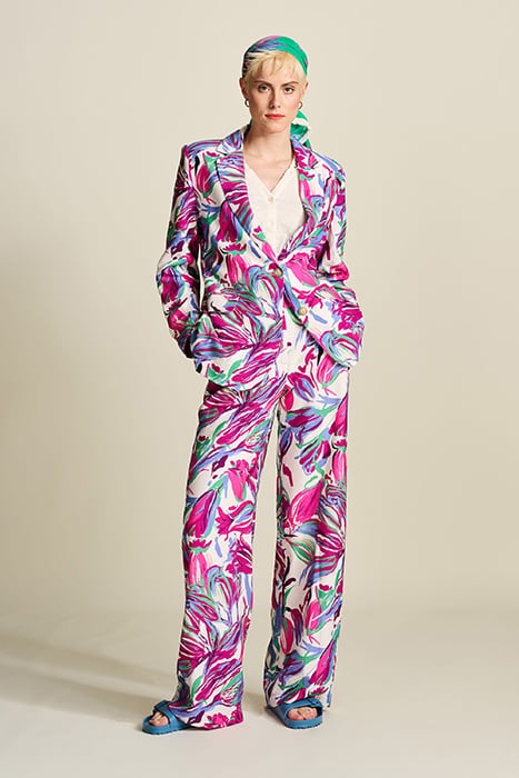 PANTS - WIDE LEG FIORE DI ZUCCA MULTI COLOUR 4