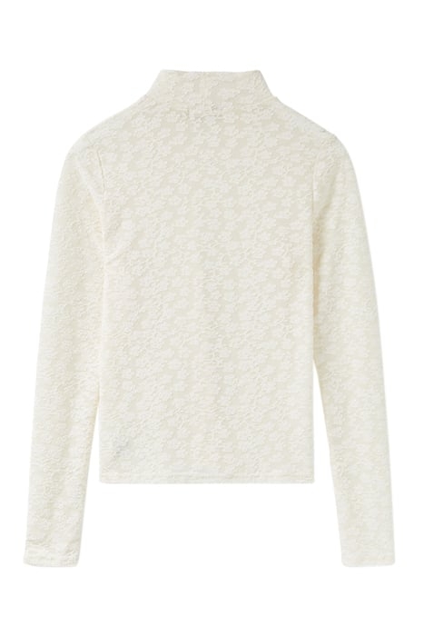 LONG SLEEVE KNIT TOP IVORY FLORAL 4