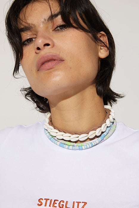 SHELL CHOKER NECKLACE OFF WHITE 3