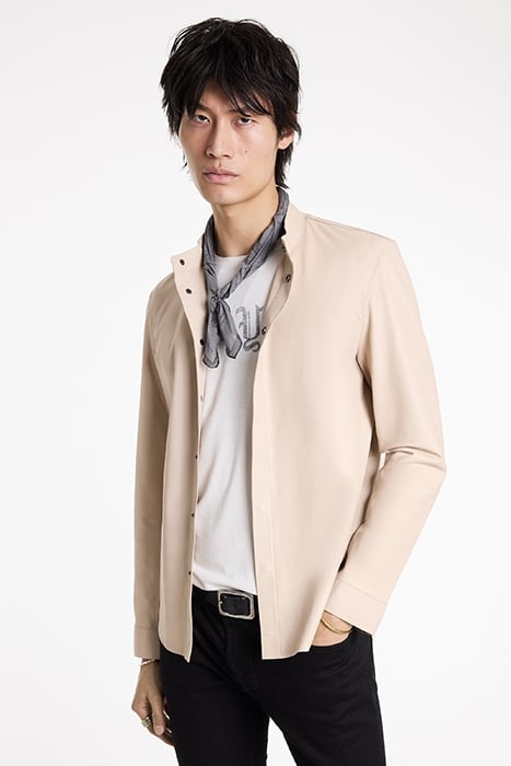 BERNARD BAND COLLAR SHIRT JACKET HAY 1