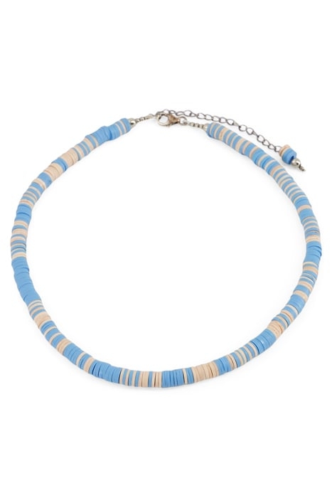LEMON SQUEEZE NECKLACE BLUE/OFFWHITE 1