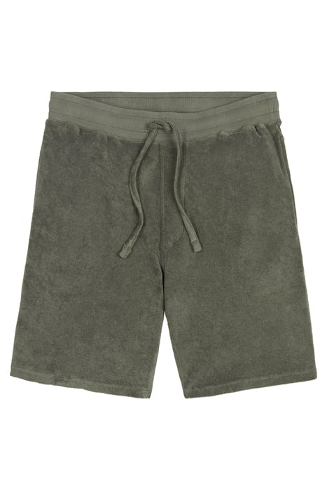 DAY | TOWELLING SHORTS ARMY GREEN 2
