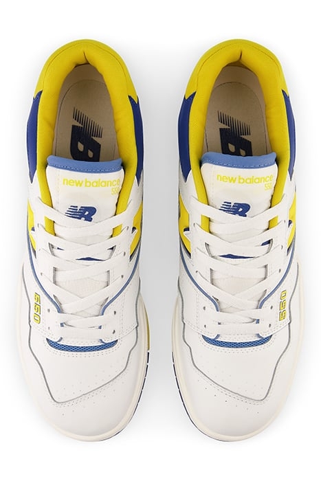 BB550NCG SNEAKERS IN WHITE & YELLOW 3