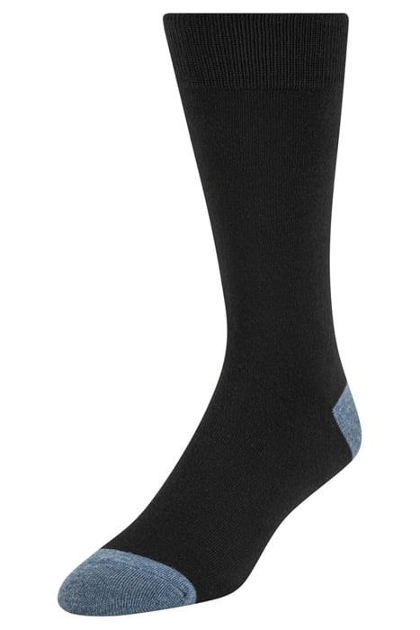 6PK MENS NON TERRY CREW BLACK 7