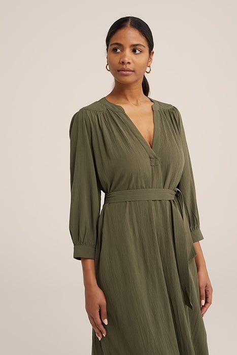 DRESS MID LENGTH ARMY GREEN 5