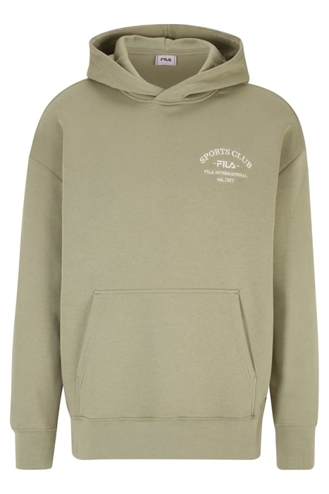 BENZ LOOSE FIT HOODY OIL GREEN 4