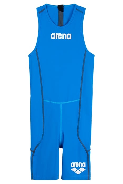 M TRISUIT ST REAR ZIP BRILLIANT BLUE 1