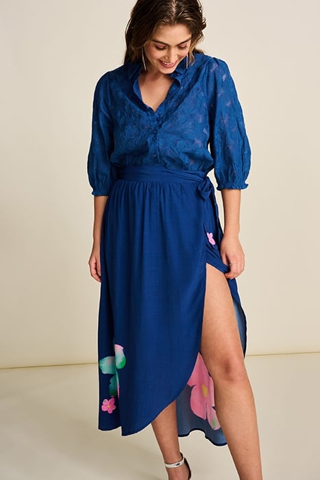 SKIRT - INK BLUE BLOSSOM BLUE 1