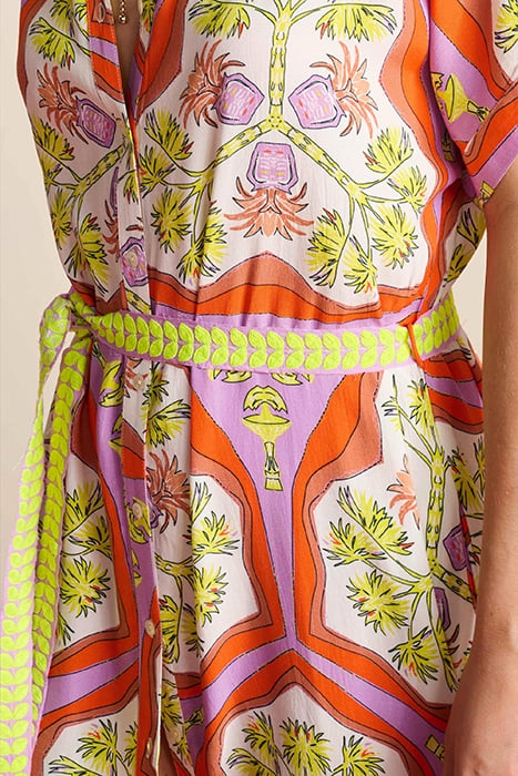 DRESS - MARRAKESH SUMMER ORANGE 5