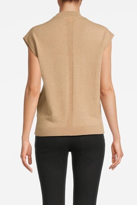 ANISE S/LESS TOP CAMEL 2