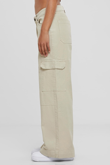 LADIES LOW WAIST CARGO DENIM OFFWHITE RAW 6