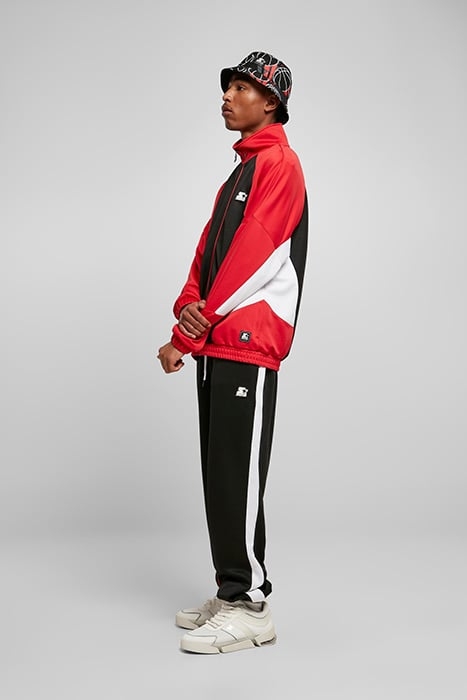 STARTER LASER TRACK JACKET BLACK/CITYRED/WHITE 5