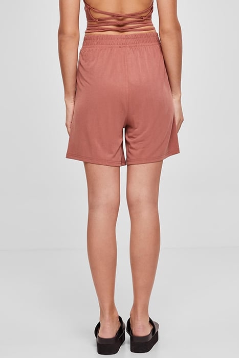 LADIES MODAL SHORTS TERRACOTTA 2