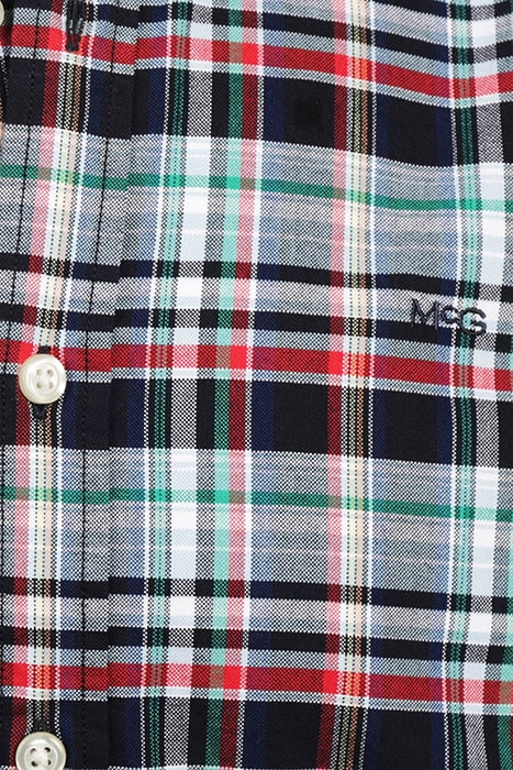 SUMMER CHECK SHIRT NAVY 5