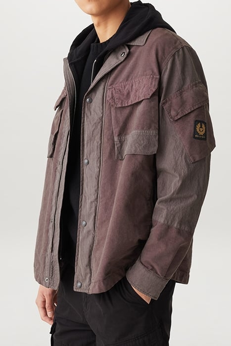 CANTEEN JACKET PAVEMENT/PURPLE WINE 3