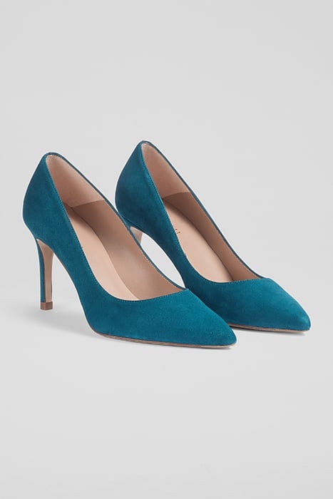 FLORET SINGLE COURT HEEL TEAL 2