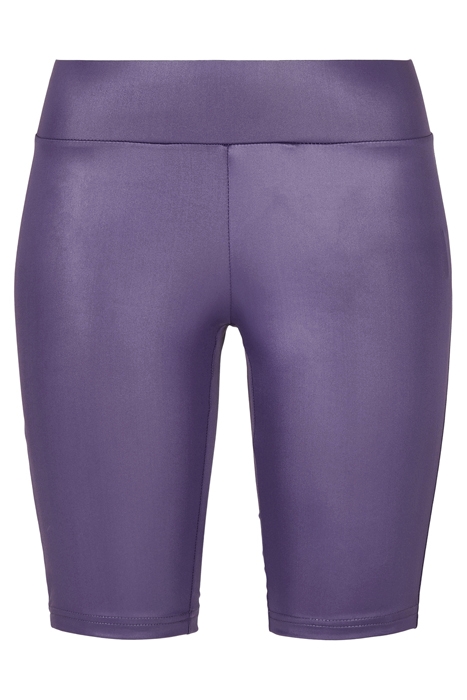LADIES SYNTHETIC LEATHER CYCLE SHORTS DARKDUSKVIOLET 4