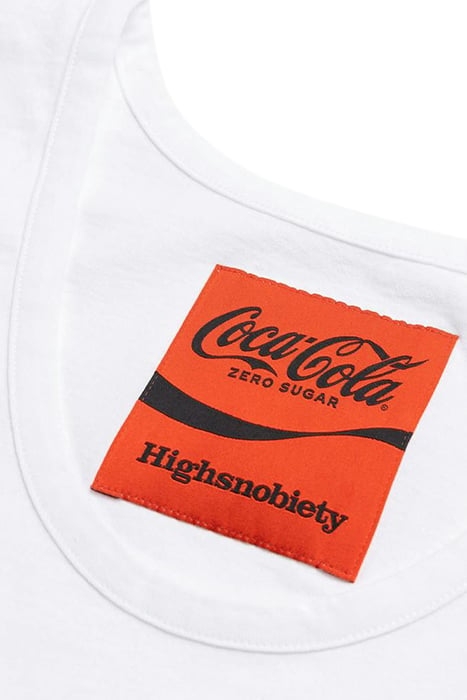 HIGHSNOBIETY X COCA-COLA ZERO SUGAR – TANK TOP WHITE 5
