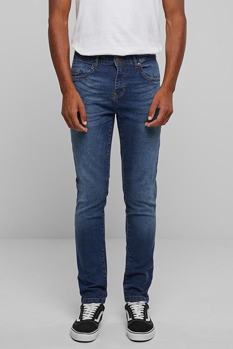 SLIM TAPERED JEANS NEW DARK BLUE WASHED 1