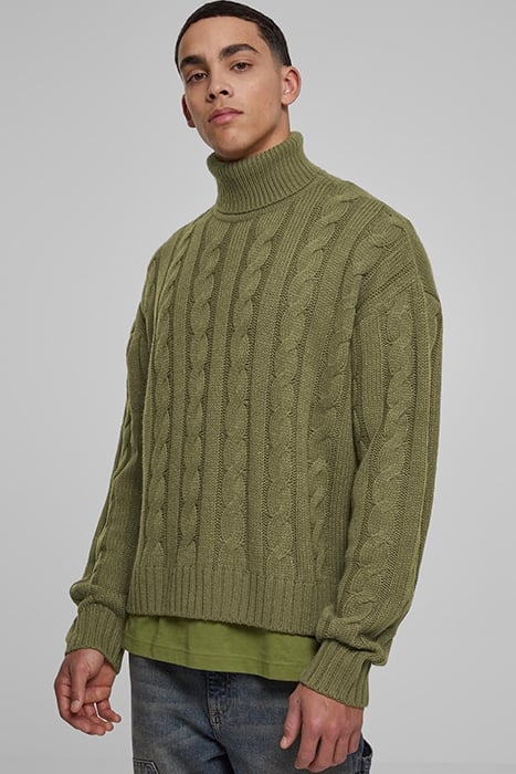 BOXY ROLL NECK SWEATER TINIOLIVE 1