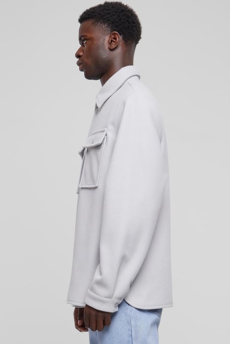 PLAIN OVERSHIRT LIGHTASPHALT 6