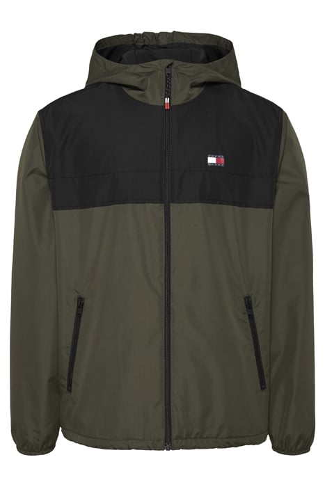 RELAXED FIT FLEECE LINED JACKET FATIGUE GREEN/BLACK 4