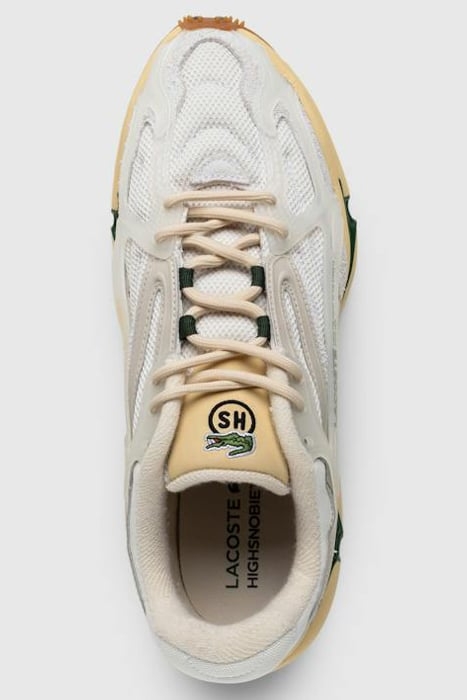 LACOSTE X HIGHSNOBIETY – L003 2K24 WHITE/EGGSHELL/GREEN 3