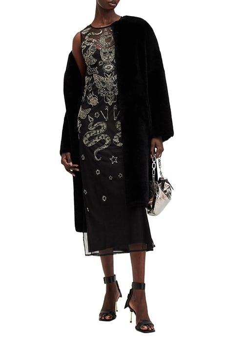 RYE EMB MAXI DRESS BLACK/GUNMETAL 5