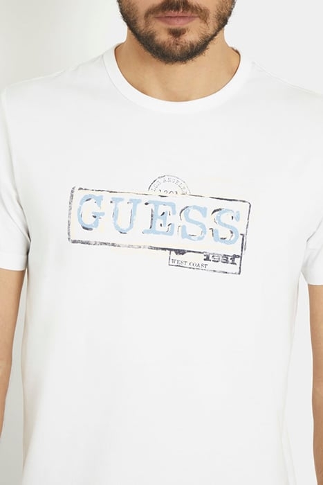 SS CN GUESS BOX LOGO PURE WHITE 5
