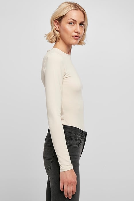 LADIES ORGANIC STRETCH ASYMMETRIC BODY WHITESAND 7