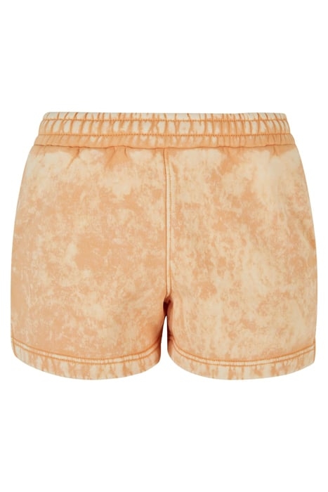 LADIES TOWEL WASHED SWEAT SHORTS PALEORANGE 4