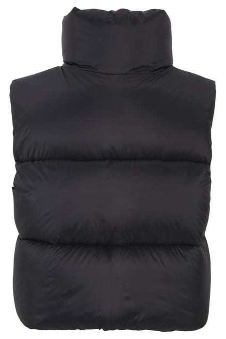 LOCKSTEDT REVERSIBLE CROPPED PUFFER VEST BLACK 3