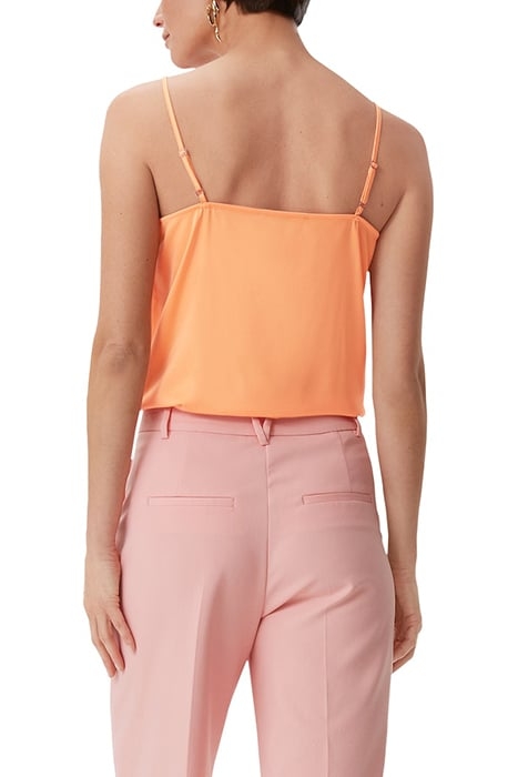COMMA BLOUSES SLEEVELESS ORANGE 2