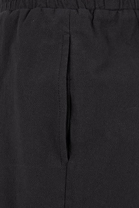 WIDE CREPE SHORTS BLACK 8