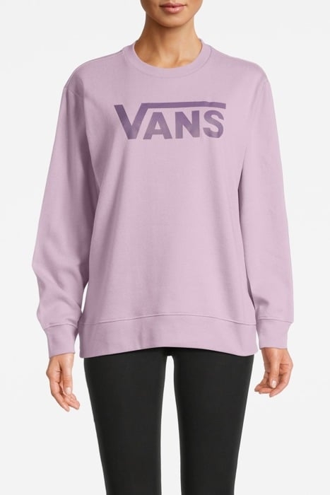 DROP V LOGO BFF CREW-B LAVENDER MIST 1