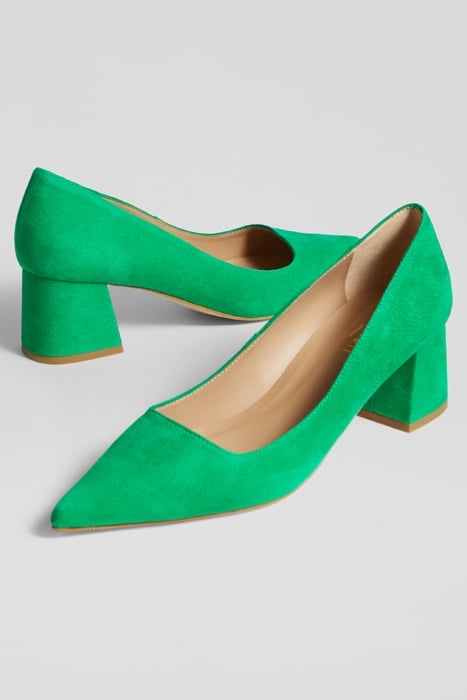 SLOANE POINTED PUMP EDEN GREEN 3