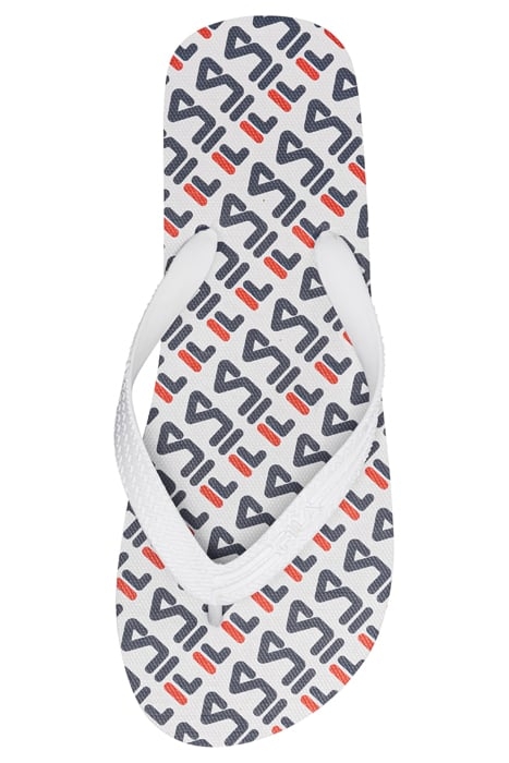 TROY LOGO SLIPPER WHITE 8