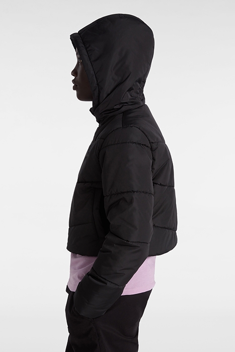 MTE FOUNDRY CROP HOODED PUFF GR BLACK 6