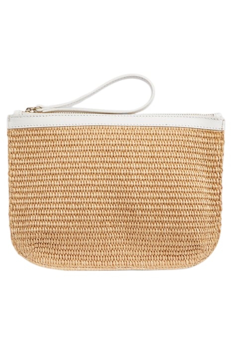 POPPY RAFFIA CLUTCH BAG NATURAL 1