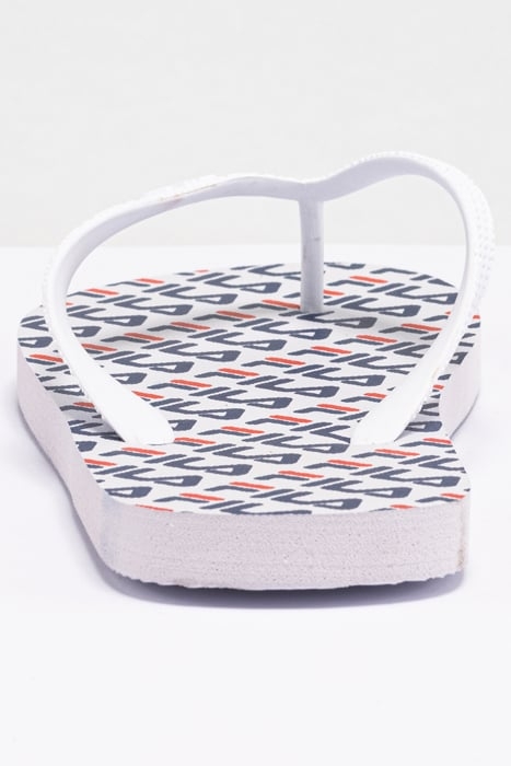 TROY LOGO SLIPPER WHITE 4