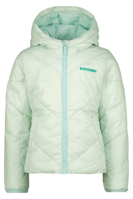 GIRLS LAYAN JACKET OUTDOOR LIGHT GREEN BLUE 1
