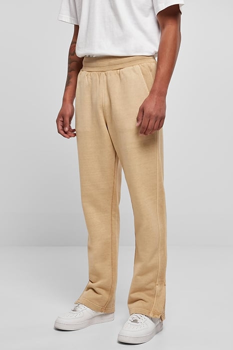 HEAVY TERRY GARMENT DYE SLIT SWEATPANTS UNIONBEIGE 1