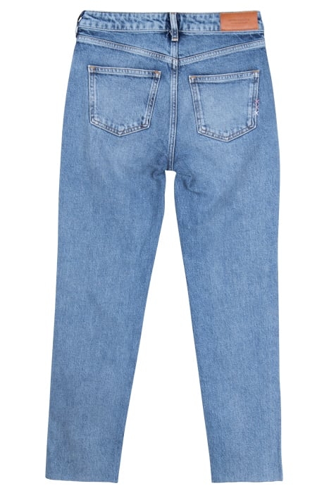 HIGH FIVE HIGH-RISE SLIM CONTAINS RECYCLED COTTON—BLUE BLISS 2