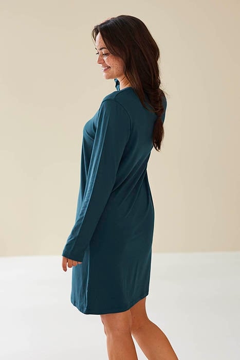 NW 1P NIGHTGOWN LS EMERALD 2